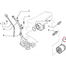 Фільтр масла 1.2i, 1.6i, 1.9D, 1.9JTD, 1.9MJTD Doblo 2000-2016, Виробник: BOSCH, OE: 46805832, 71736159, 71736161, 6001073237, Фільтр масла 1.2i, 1.6i, 1.9D, 1.9JTD, 1.9MJTD Doblo 2000-2016, Виробник: BOSCH, OE: 46805832, 71736159, 71736161, 6001073237,