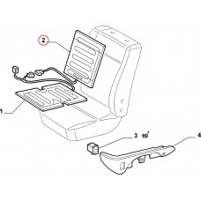 Підігрів спинки переднього сидіння Doblo 2000-2005, 2005-2016, Виробник: FIAT, OE: 46800808
