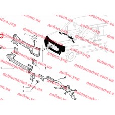 Панель установча передня Doblo 2005-2016 , Виробник: FIAT, OE: 51934352, 51852712