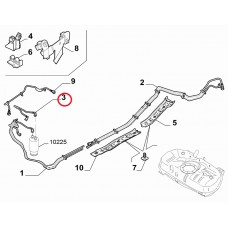 Трубка гнучка паливний фільтр-насос 1.6, 2.0 MJTD Doblo 2009-2015 OPAR, Виробник: FIAT, OE: 51910503
