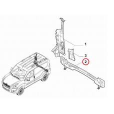 Панель кузова задня нижня Doblo 2009-2015, 2015-, Виробник: FIAT, OE: 51817808, 51972721, 52087873