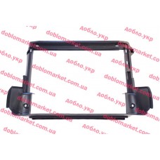 Рамка дифузора квадратна (дефлектор радіатора) 1.3 MJTD Doblo 2015-, Виробник: FIAT, OE: 51974447