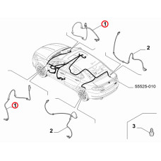 Датчик ABS передній правий-лівий Tipo 2015-, Виробник: FIAT, OE: 52070364, 51986775