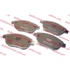 Колодки гальмівні передні Doblo 2005-2016, Виробник: MGA, OE: 71770080, 71770965, 77364897, 77364281, 77365379, 71770122