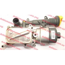 Маслоприймач-теплообмінник 1.3MJTD (62kw) Doblo 2004-2016, 2009-2015  PURFLUX, Виробник: FIAT, OE: 55183548, 5650355, 93184197