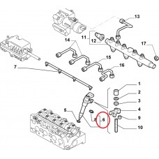 Форсунка 1.9MJTD (74-77 kw) Doblo 2005-2016 (OPAR), Виробник: FIAT, OE: 55192579, 55221018, 71793237, 71793239, 71794088
