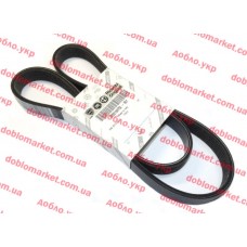 Ремінь генератора та гідропідсилювача 1.9D, 1.9JTD, 1.9MJTD Doblo 2000-2016  без АС 6РК1050 , Виробник: FIAT, OE: 55194752