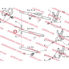 Стрижень вилки 3-4-ої передачі 1.3MJTD Doblo 2005-2016, Виробник: FIAT, OE: 55200888