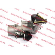 Корпус дросельної заслінки 1.9JTD, 1.9MJTD Doblo 2004-2016, Виробник: FIAT, OE: 55201710, 55222586, 71789658, 71793813, 55222589