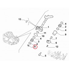 Стопорне кільце штока для вибору передач 1.3MJTD Doblo 2005-2016, 2009-..., Виробник: FIAT, OE: 55241713