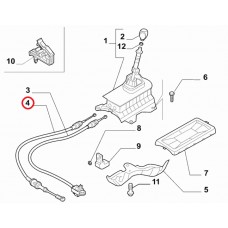 Трос перемикання передач Linea 2007-2017, Виробник: FIAT, OE: 55251333