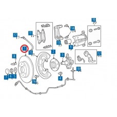 Диск гальмівний задній Fiat 500, Виробник: REMSA, OE: 5154238AA, 663465, 7645054, 71772238, 71770933