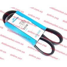 Ремінь генератора та гідропідсилювача 1.9D, 1.9JTD, 1.9MJTD Doblo 2000-2016  -АС 6РК1050 , Виробник: DAYCO, OE: 55194752