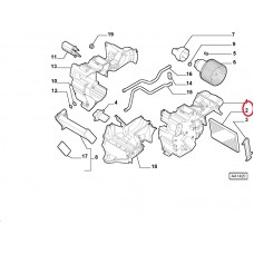 Фільтр салону Albea-Siena 2002-2012, Виробник: FIAT, OE: 7082301, 7082928, 71771732, 6001073268