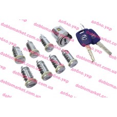 Комплект запалювання (2 ключа+8 личинок) Doblo 2000-2016, Виробник: FIAT, OE: 71728833, 71751600, 71729482, 46819068