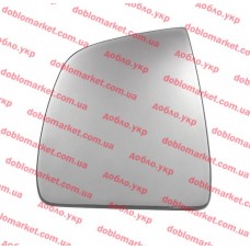 Скло дзеркала зовнішнього лівого Doblo 2009-2015 , Виробник: FIAT, OE: 71765379