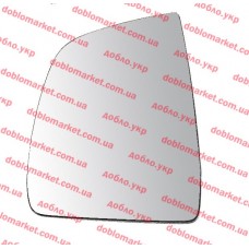 Скло дзеркала зовнішнього лівого Doblo 2009-..., Виробник: FIAT, OE: 71765471