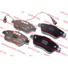 Колодки гальмівні передні, Виробник: FIAT, OE: 71770104, 77361073, 77364798, 71765641, 71770118