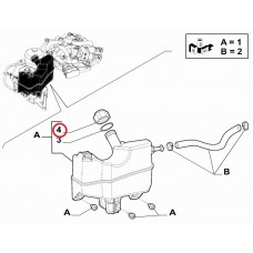 Кришка бачка сечовини 1.3 MJTD Fiorino 2007-, Виробник: FIAT, OE: 71771105, 71779432