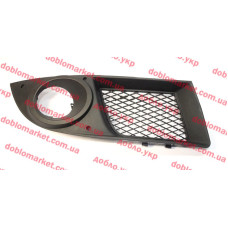 Решітка під протитуманну фару права Doblo 2005-2016 (з отвором) , Виробник: FIAT, OE: 735417169