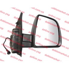 Дзеркало праве Doblo 2009-2015, 2015-2023 (електрорегулювання) без кришки  OPAR, Виробник: FIAT, OE: 735497877, 735528041,