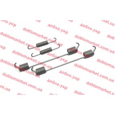 Пружинки задніх гальмівних барабанних колодок Doblo 2005-2016, Doblo 2009- (на два колеса - 4 пружин), Виробник: FIAT, OE: