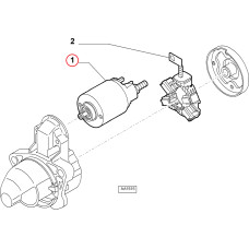 Втягуюче реле стартера 1.6MJTD, 2.0MJTD Doblo 2009-виробник BOSCH, Виробник: FIAT, OE: 77365064, 51832954, 46823543