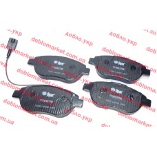 Колодки гальмівні передні Doblo 2009-OPAR, Виробник: FIAT, OE: 71770080, 71770965, 77364897, 77364281, 77365379, 71770122,