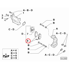 Колодки гальмівні передні Punto 2009-, Виробник: FIAT, OE: 77366135, 71770098
