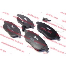 Колодки гальмівні передні Doblo 2005-2016, Виробник: VEKA, OE: 71770080, 71770965, 77364897, 77364281, 77365379, 71770122 50990464