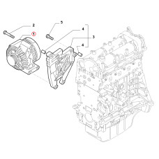 Генератор 1.3 MJTD 105А, Виробник: DENSO, OE: 51854911, 52003518