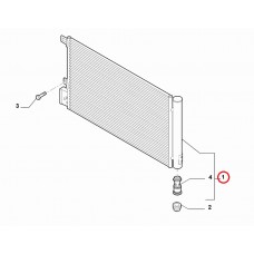 Радіатор кондиціонера 1.3MJTD Linea 2007-2017, Виробник: THERMOTEC, OE: 51785227, 51935322