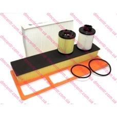 Комплект фільтрів (масла PURFLUX, паливний, повітря, салону) 1.3MJTD Doblo 2004-2016, Виробник: Wonder, OE: 71765236, 55172414,